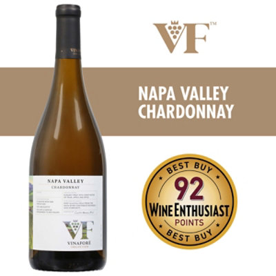 Vinafore Napa Valley Chardonnay Wine - 750 ML - Image 1