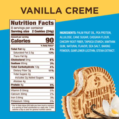 Catalina Crunch Vanilla Creme Keto Sandwich Cookies - 6.8 Oz - Image 2