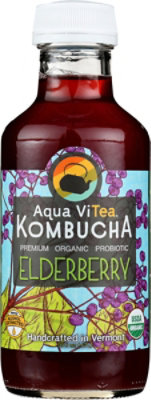 Aqua ViTea Elderberry Kombucha - 16 Fl. Oz. - Image 2