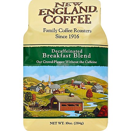 New England Coffee Breakfast Blend Decaf - 10 OZ - Image 2