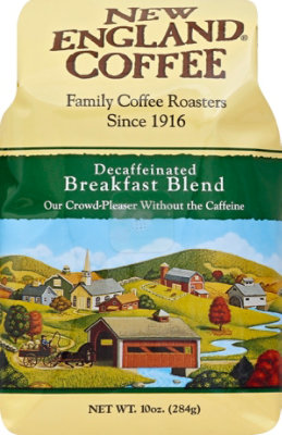 New England Coffee Breakfast Blend Decaf - 10 OZ - Image 2