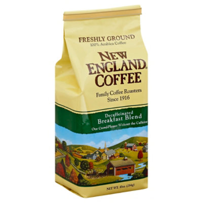 New England Coffee Breakfast Blend Decaf - 10 OZ - Image 1