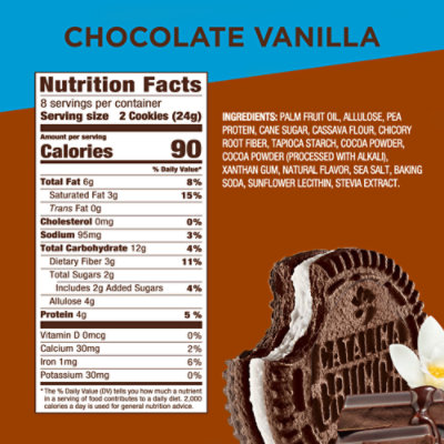 Catalina Crunch Chocolate Vanilla Keto Sandwich Cookies - 6.8 Oz - Image 2