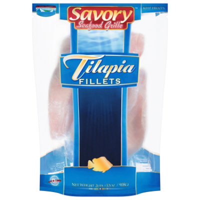 Tilapia Fillets Frozen - 2 LB - Image 1
