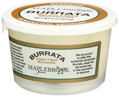 Maplebrook Burrata Mozzarella - 8 OZ - Image 4