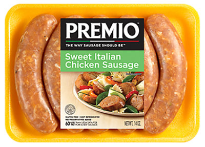 Premio Sweet Chicken Sausage - 14 OZ - Image 1