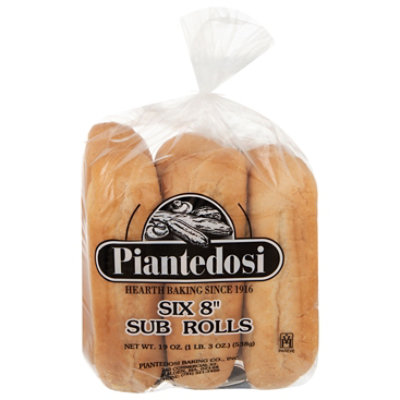 Piantedosi Submarine Roll 6 Pack 8 Inch - 19.2 OZ - Image 3