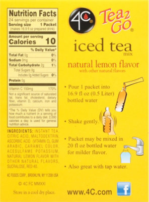 4C Foods Iced Tea Lemon Flvr - 1.8 OZ - Image 6