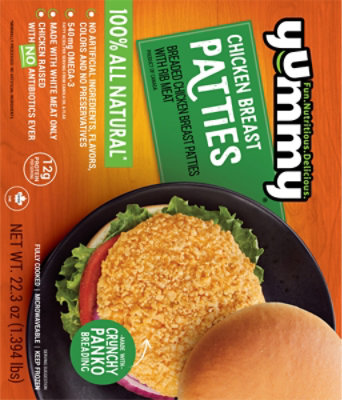 Yummy Chicken Breast Patties Panko Nae 100% - 24.5 OZ - Image 6