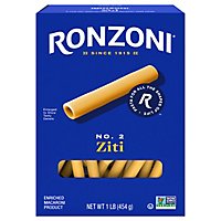 Ronzoni Pasta Ziti No. 2 - 16 Oz - Image 2