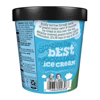 Ben & Jerry's PB Over the Top Topped Ice Cream - 15.2 Oz - Image 5