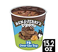 Ben & Jerry's PB Over the Top Topped Ice Cream - 15.2 Oz
