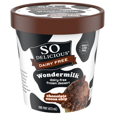 So Delicious Dairy Free Wondermilk Chocolate Cocoa Chip Frozen Dessert - 1 Pint - Image 3