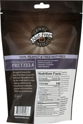 Vermont Nut Free Dark Chocolate Covered Pretzels - 5 OZ - Image 6