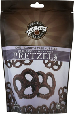 Vermont Nut Free Dark Chocolate Covered Pretzels - 5 OZ - Image 2