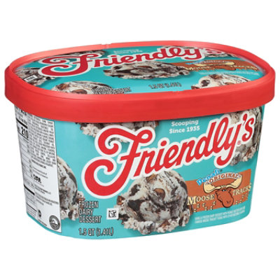 Friendly's Original Denali Moose Tracks Frozen Dairy Dessert - 48 Fl Oz - Image 2