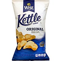 Wise Potato Chips Kettle Cooked Original - 8.50 Oz - Image 2