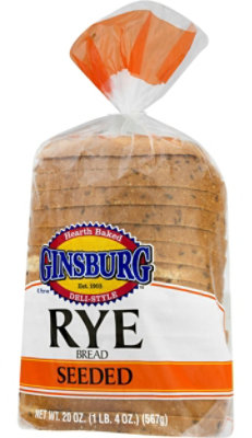 Ginsberg Seeded Rye Bread - 20 OZ - Image 4