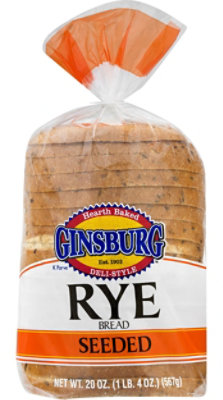 Ginsberg Seeded Rye Bread - 20 OZ - Image 6