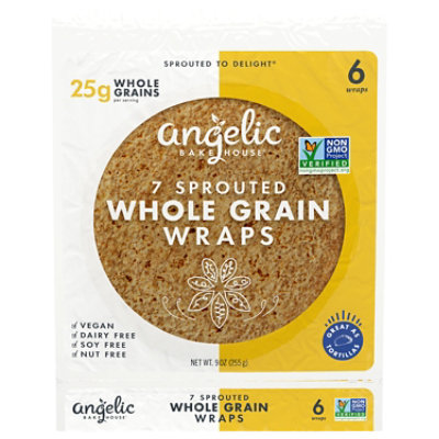 Angelic Bakehouse Sprouted 7 Grain Premium Wrap - 9 OZ - Image 3