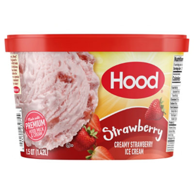 Hood Strawberry Ice Cream - 1.5 Quart - Image 3