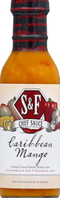 S & F Chef Sauce Carribean Mango - 12 Oz - Image 2