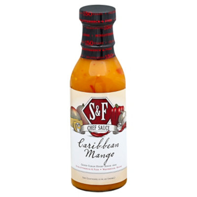 S & F Chef Sauce Carribean Mango - 12 Oz - Image 1