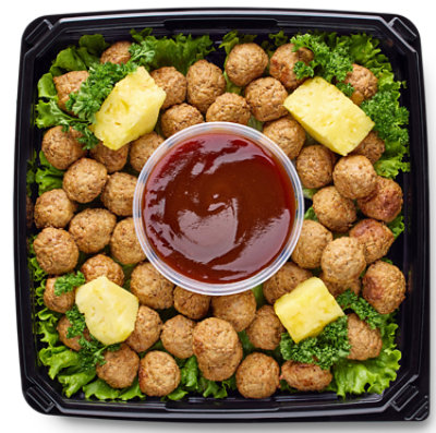 Deli Meatballs With BBQ Dipping Sauce - Each - Image 1