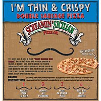 Screamin Sicilian Thin & Crispy Double Sausage Pizza - 16.7 Oz - Image 6