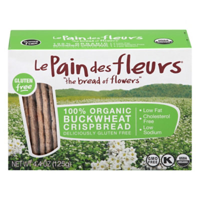 Le Pain Des Fleurs The Bread Of Flowers Buckwheat Crispbread - 4.4 OZ - Image 3