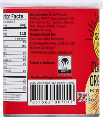 Good Crisp Original Crisps - 1.6 OZ - Image 6