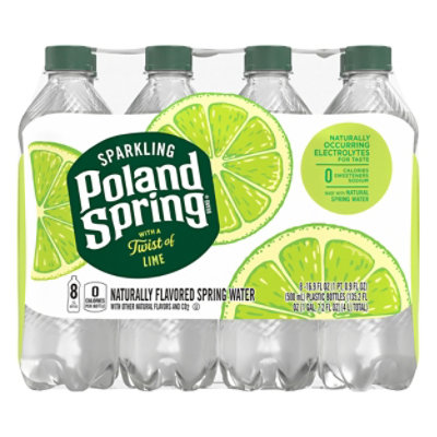 Poland Spring Sparkling Lime - 8-16.9 FZ - Image 3