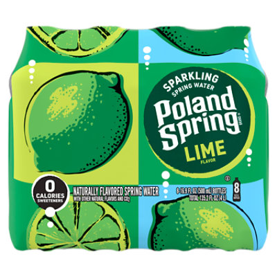 Poland Spring Sparkling Lime - 8-16.9 FZ - Image 2