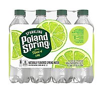Poland Spring Sparkling Lime - 8-16.9 FZ