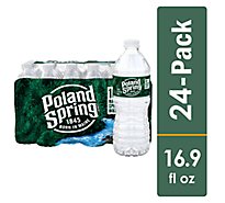 Poland Spring Brand 100% Natural Spring Water (Non Deposit) - 24-16.9 Fl. Oz.