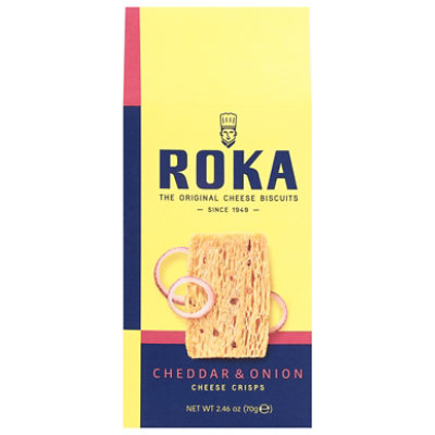 Roka Cheese Crispies Cheddar Onion - 2.46 OZ - Image 3