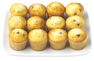 Mini Chocolate Chip Muffins 12 count - Each - Image 1