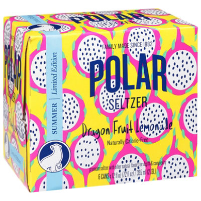 Polar Dragon Fruit Leamonade Seltzer - 6-12 Fl. Oz. - Image 2