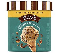 Dreyer's EDY's Salted Caramel Pretzel Path Ice Cream Tub - 1.5 Quart