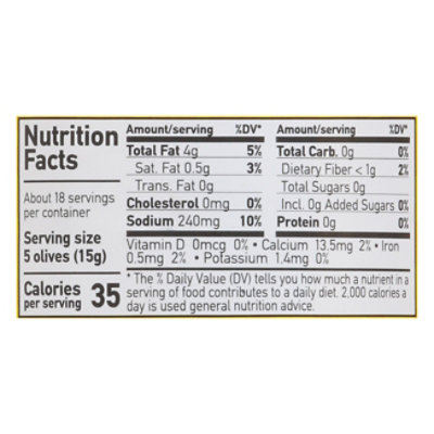 Pastene Olive Kalamata - 10 OZ - Image 4