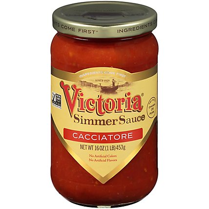 Victoria Sauce Cacciatore For Pork and Chicken - 16 Oz - Image 3