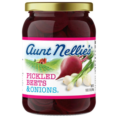 Aunt Nellies Pickled Beet & Onion Mixed Glass Jar - 16 OZ - Image 2