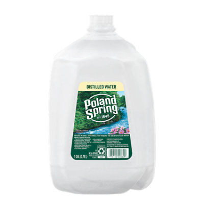 Poland Spring No Flavor Distilled Water Bottle - 1 Gallon