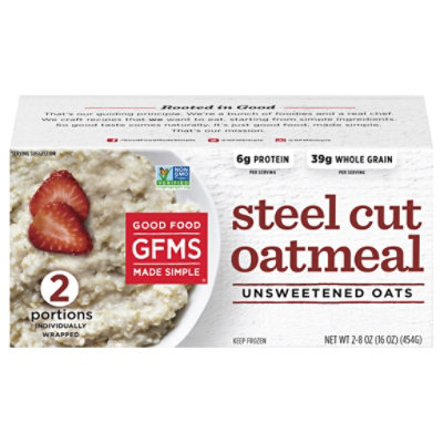 Good Food Made Simple Oatmeal Organic Unsweetened 16 Oz Safeway
