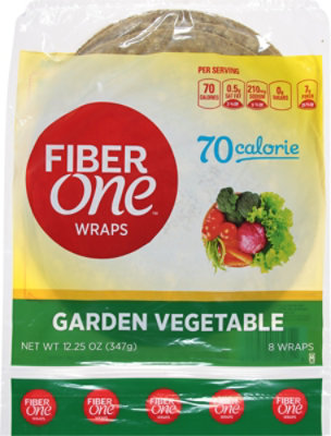 Fiber One Garden Vegetable Wrap - 12.5 OZ
