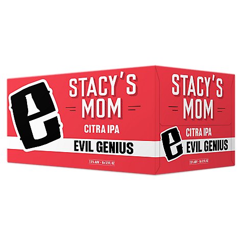 Evil Genius Stacy's Mom Citra Ipa 6 Count Long Neck Bottles - 6-12 FZ