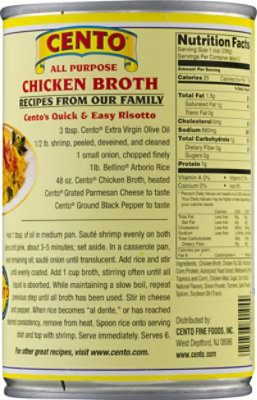 Cento Ready To Serve Chicken Broth - 14.5 Oz - Image 2