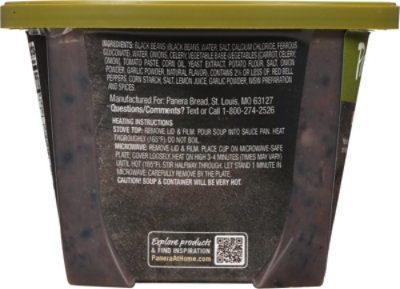 Panera Bread Gluten Free Black Bean Soup - 16 Oz - Image 6
