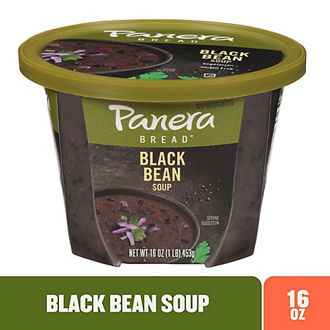 Panera Bread Gluten Free Black Bean Soup - 16 Oz