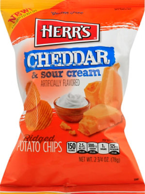 Herrs Cheddar Sour Cream - 2.75 OZ - Image 2